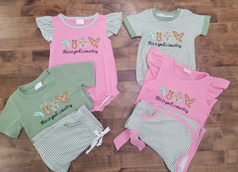 Blessed & Outdoors Girls Set