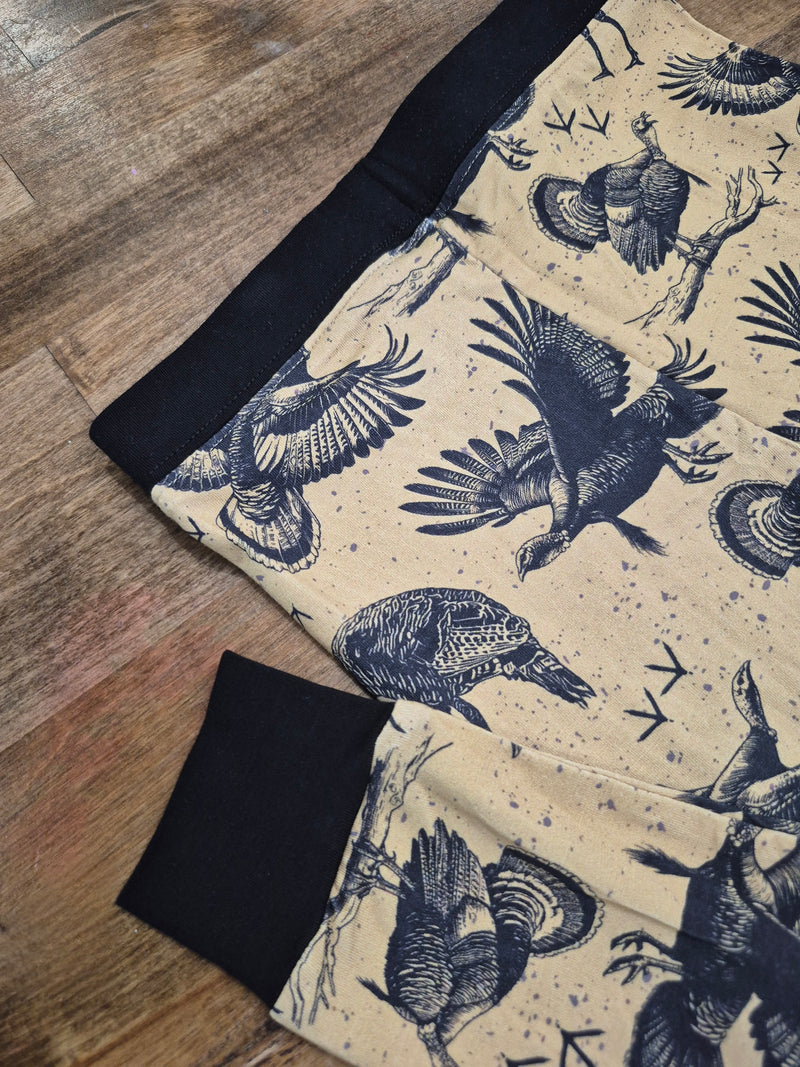 Turkeys in the Wild Bamboo Set