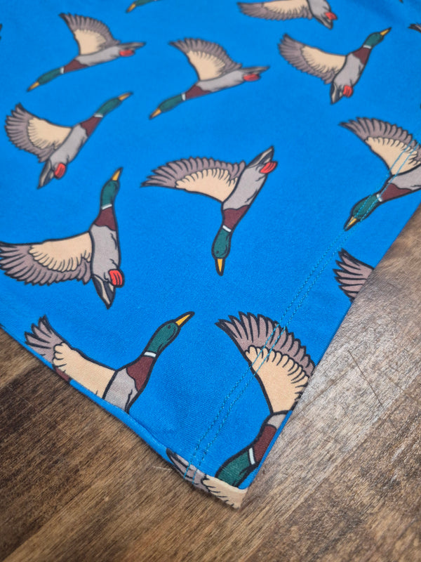 Blue Feathered Bamboo Set