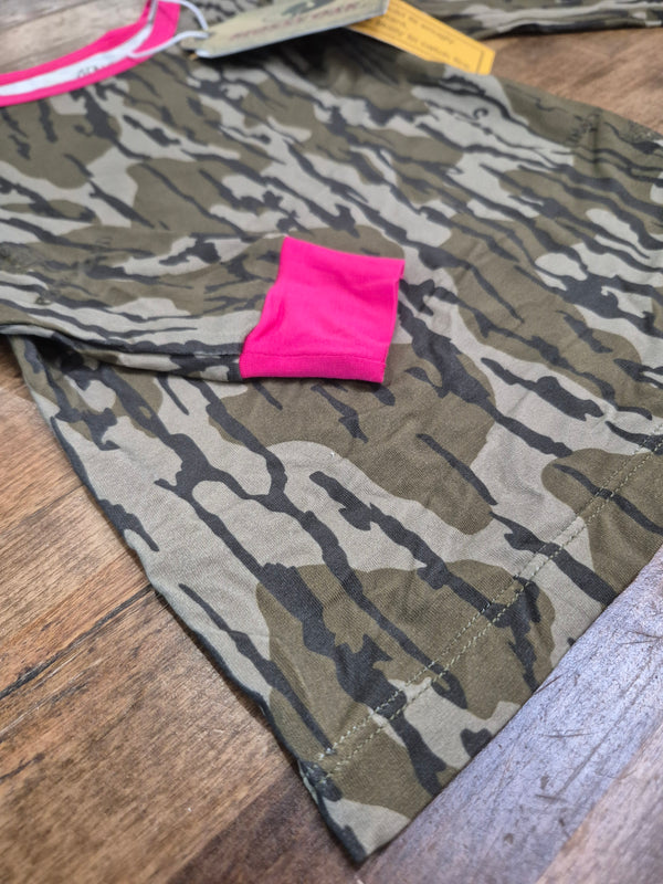 Mossy Oak® Bottomland Long Sleeve Bamboo Set - Pink