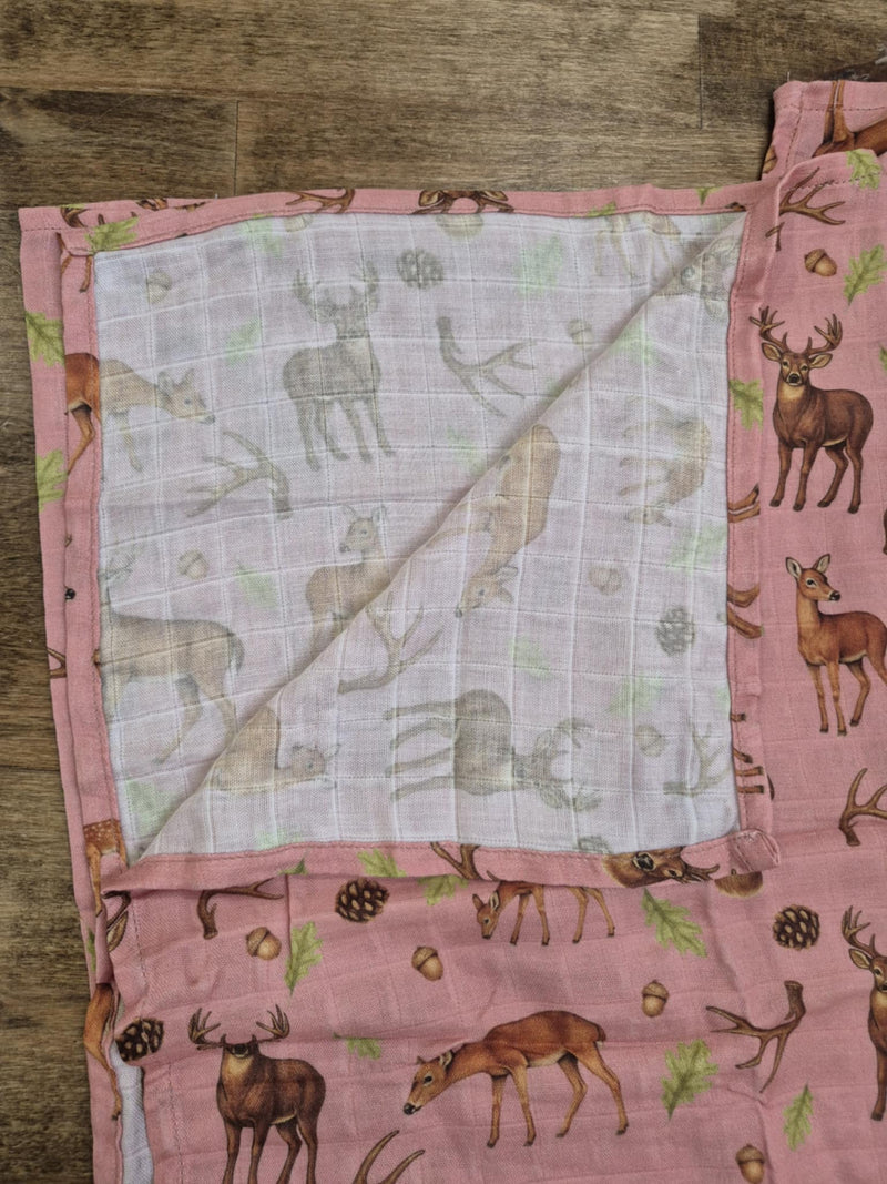 Whitetail Woods Swaddle- Pink