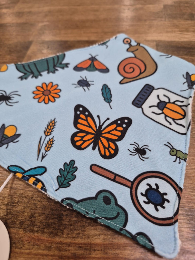 Bug Hunt Adventures Bib- Blue