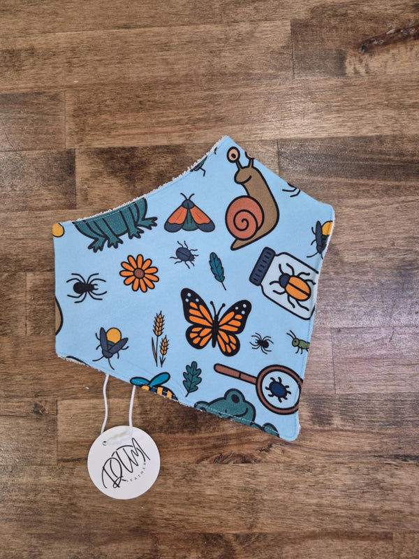 Bug Hunt Adventures Bib- Blue