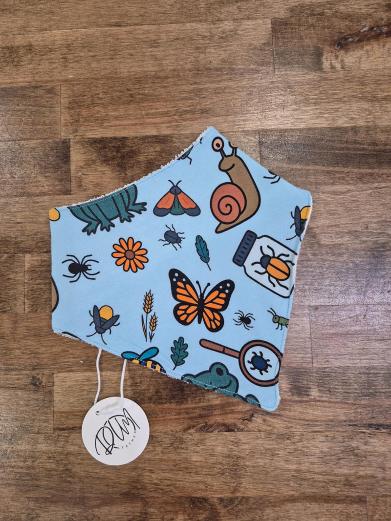 Bug Hunt Adventures Bib- Blue
