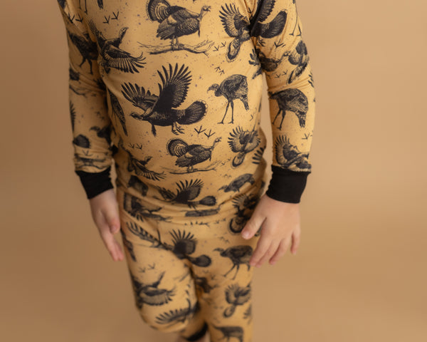 Turkeys in the Wild Bamboo Set