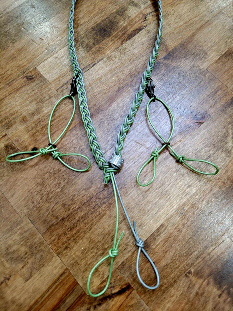 Light Green and Silver Lanyard