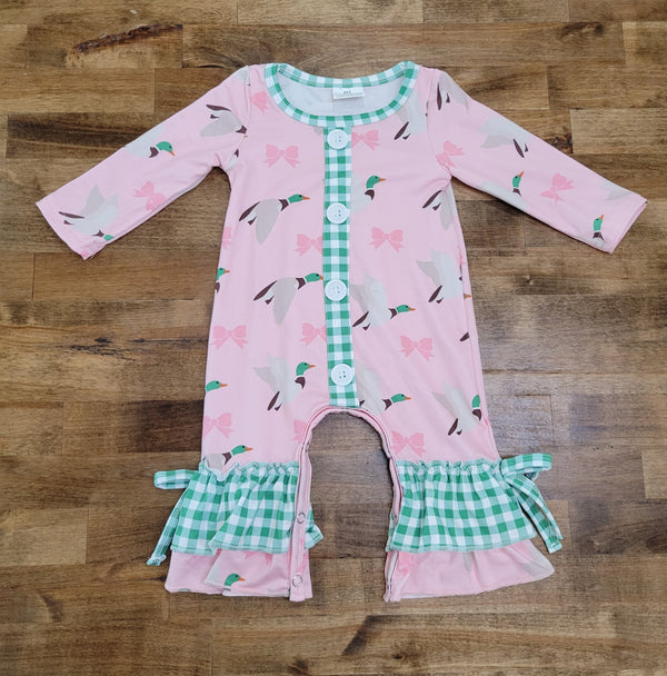 Pretty in Quack Romper 2T