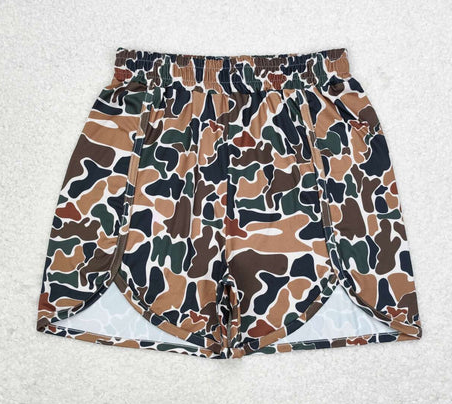 Ladies Retro Camo Shorts