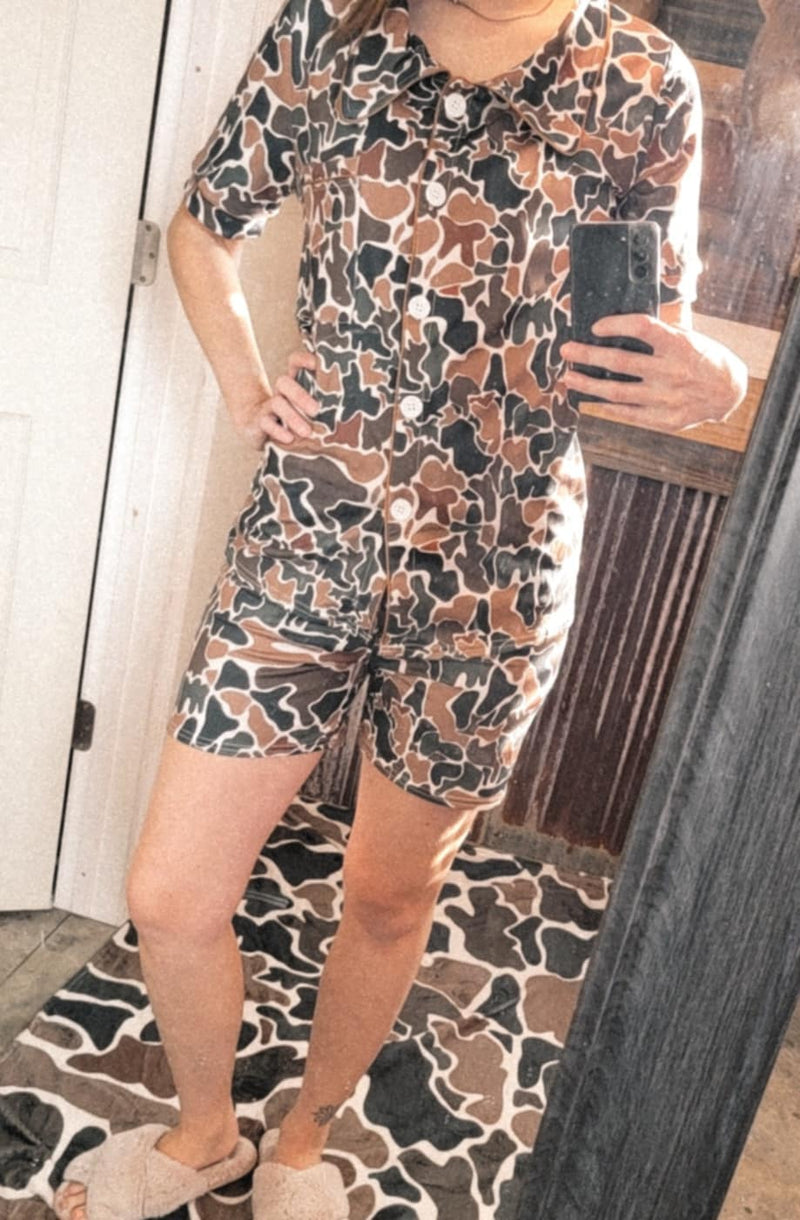 Cozy Camo Chic Loungewear Set