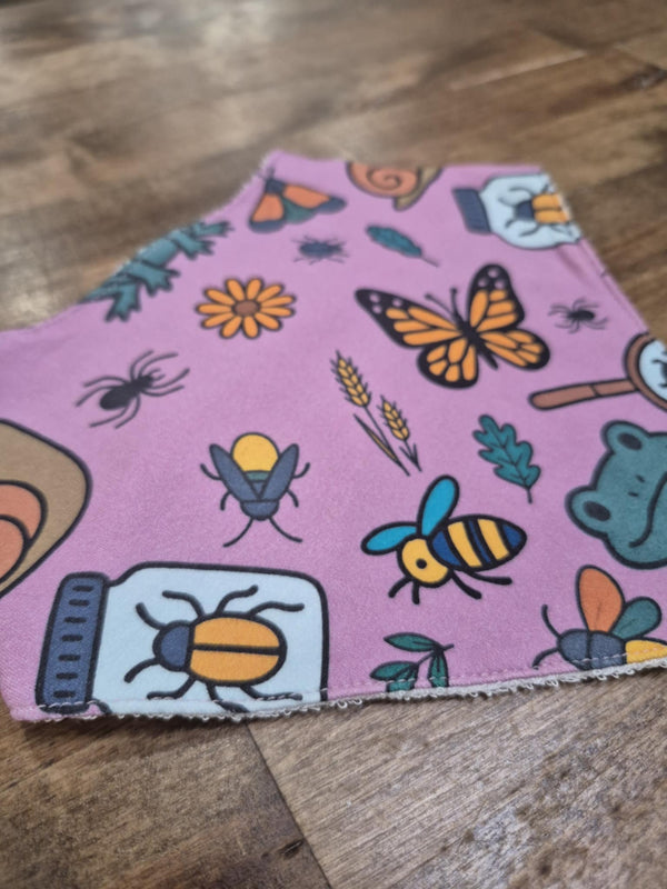 Bug Hunt Adventures Bib- Purple