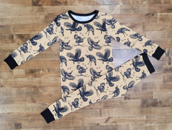 Turkeys in the Wild Bamboo Set