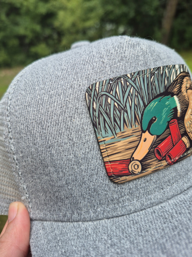 Toddler Mallard & Shells Trucker Hat – Gray