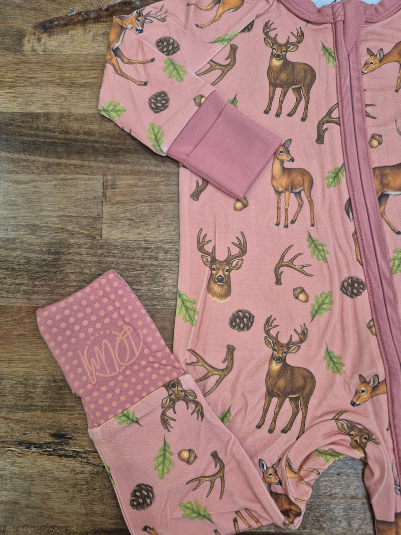 Whitetail Woods Sleeper- Pink