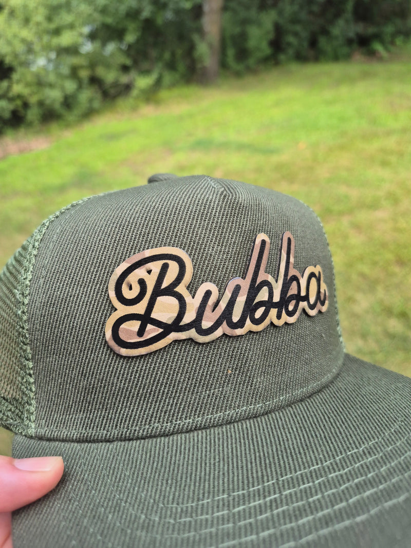 Toddler “Bubba” Trucker Hat – Olive Green