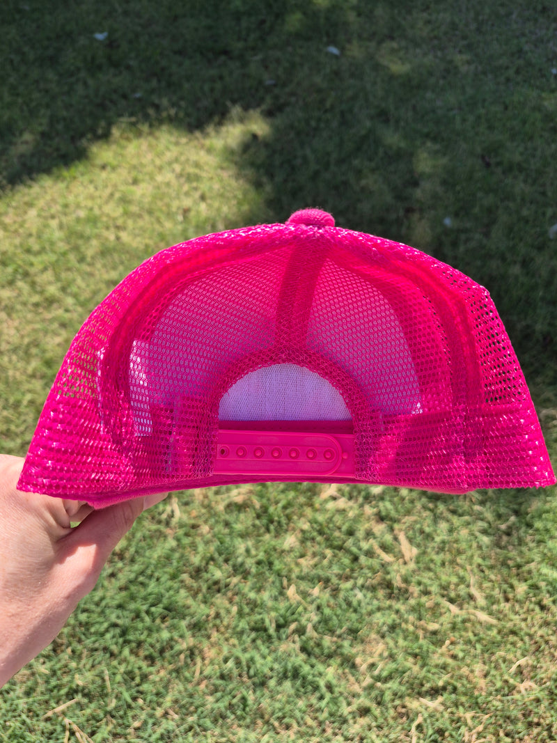 Youth & Toddler Dove Patch Hat – Hot Pink Trucker