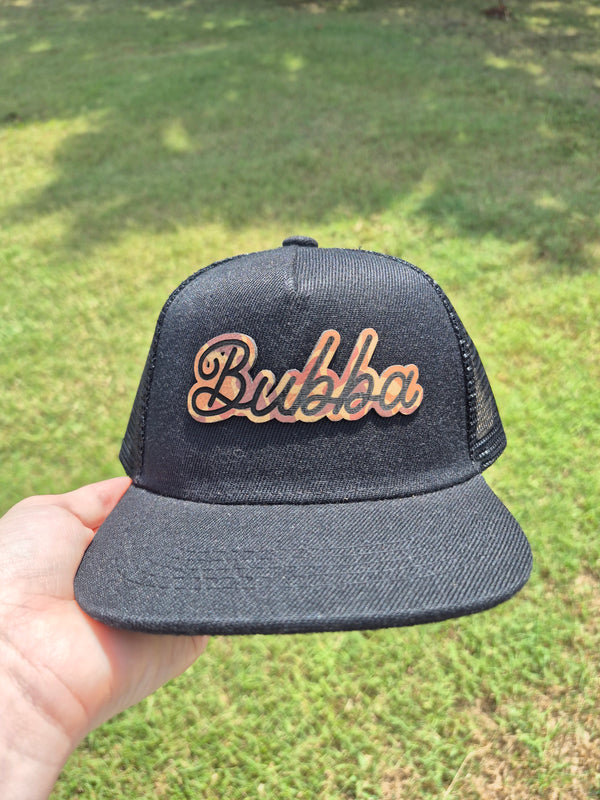Camo Bubba Toddler Hat- Black & Brown