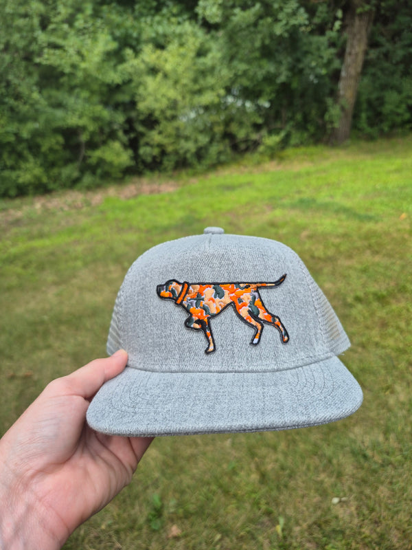 Toddler Blaze Camo Pointer Trucker Hat – Gray