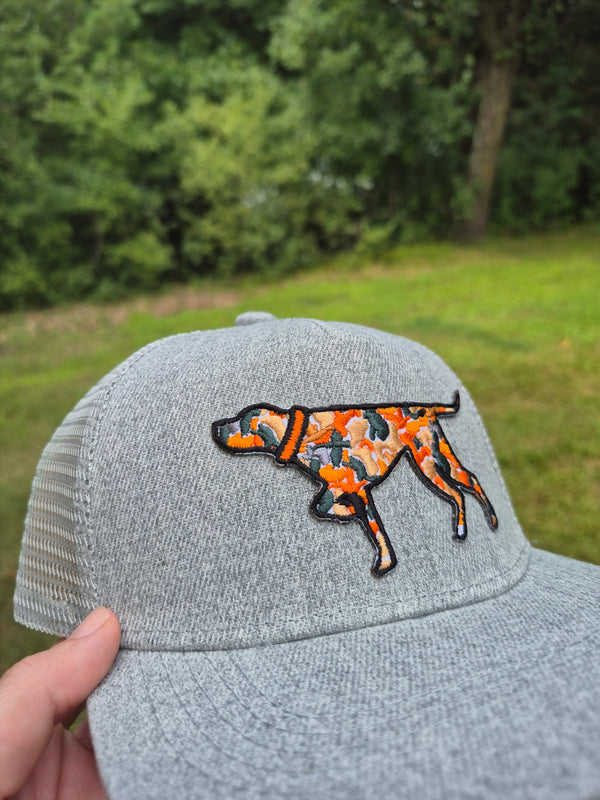Toddler Blaze Camo Pointer Trucker Hat – Gray
