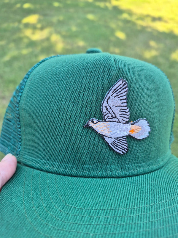 Youth & Toddler Dove Patch Hat – Green Trucker