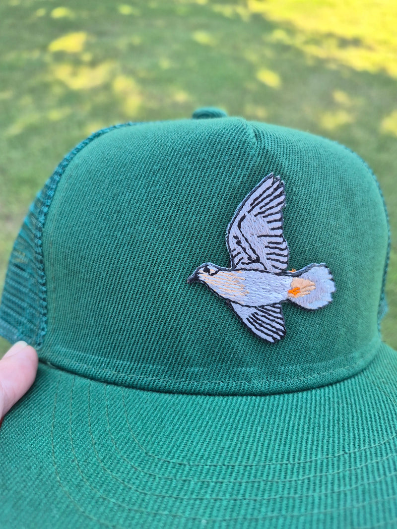 Youth & Toddler Dove Patch Hat – Green Trucker