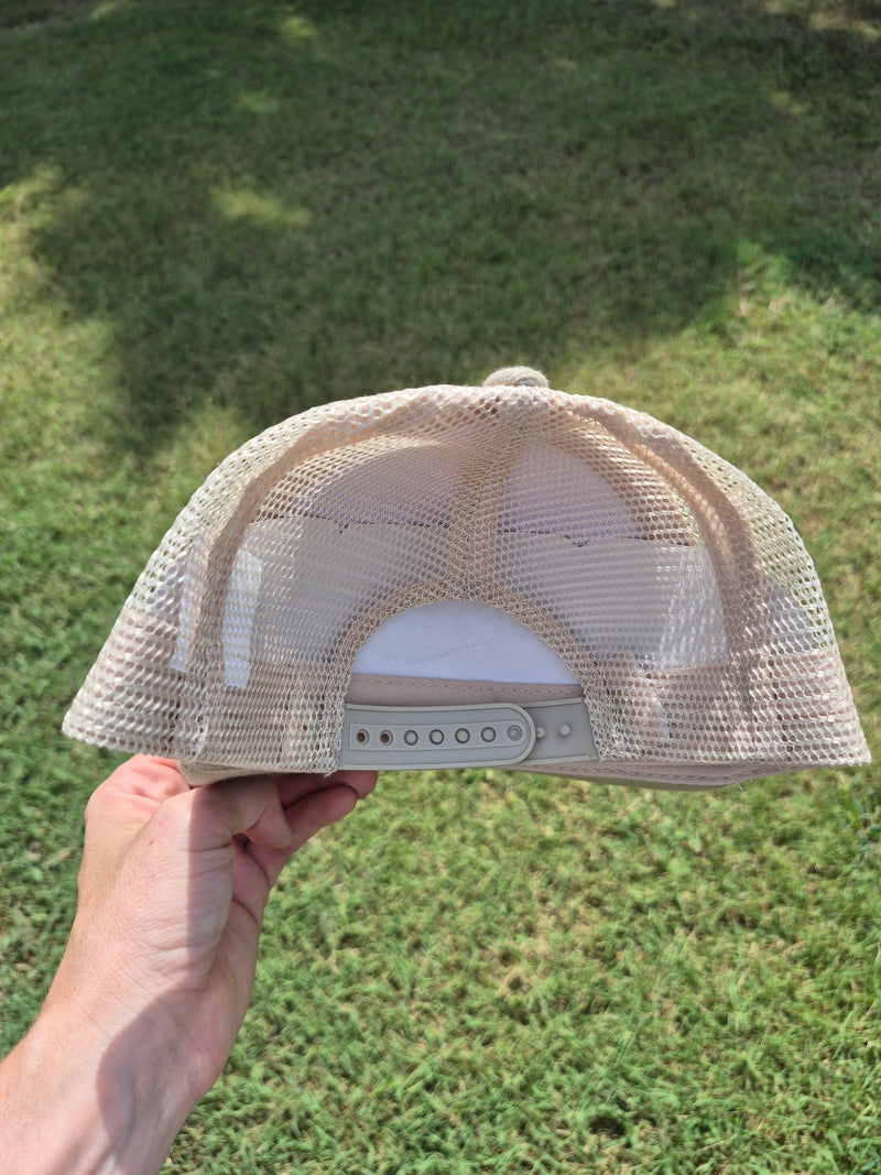 Youth & Toddler Retriever Patch Hat – Tan Trucker