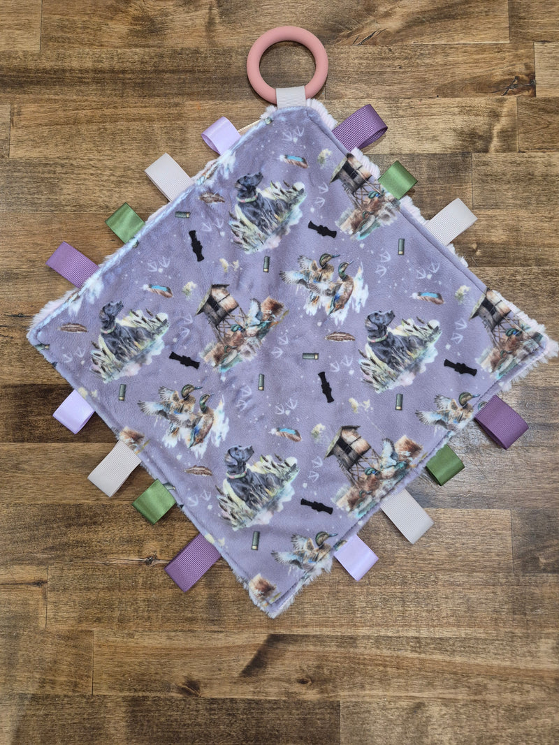Duck Blind Snuggle Lovey- Purple