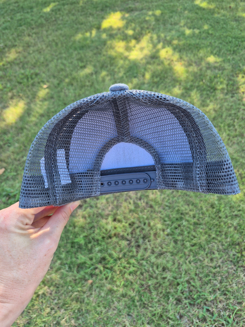 Youth & Toddler Turkey Fan Patch Hat – Gray Trucker