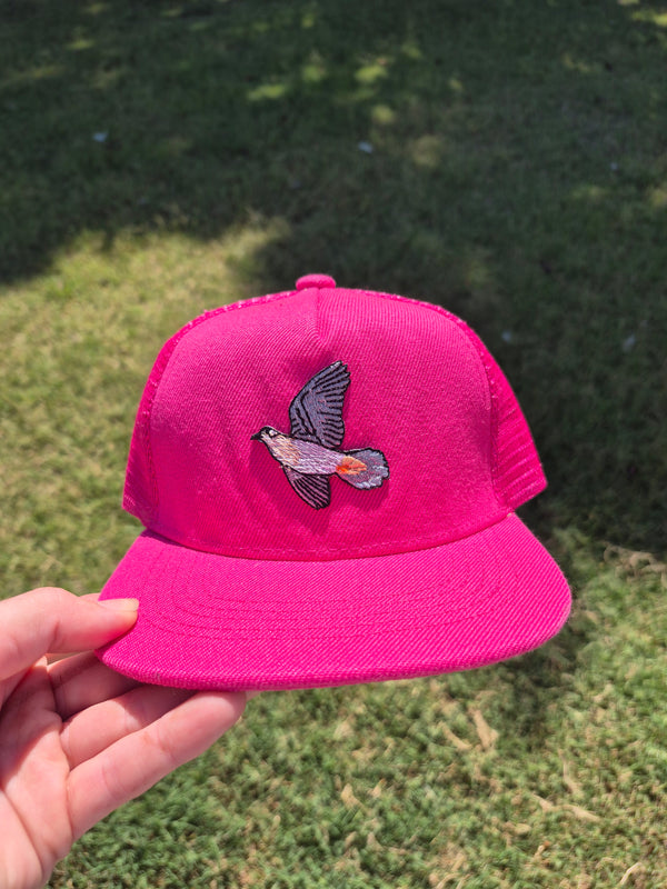 Youth & Toddler Dove Patch Hat – Hot Pink Trucker