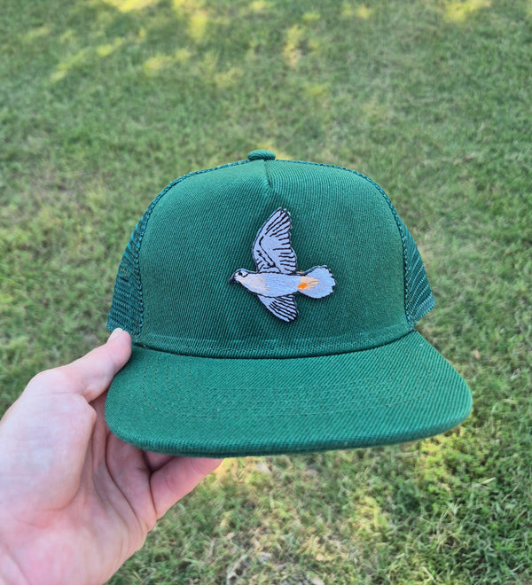 Youth & Toddler Dove Patch Hat – Green Trucker