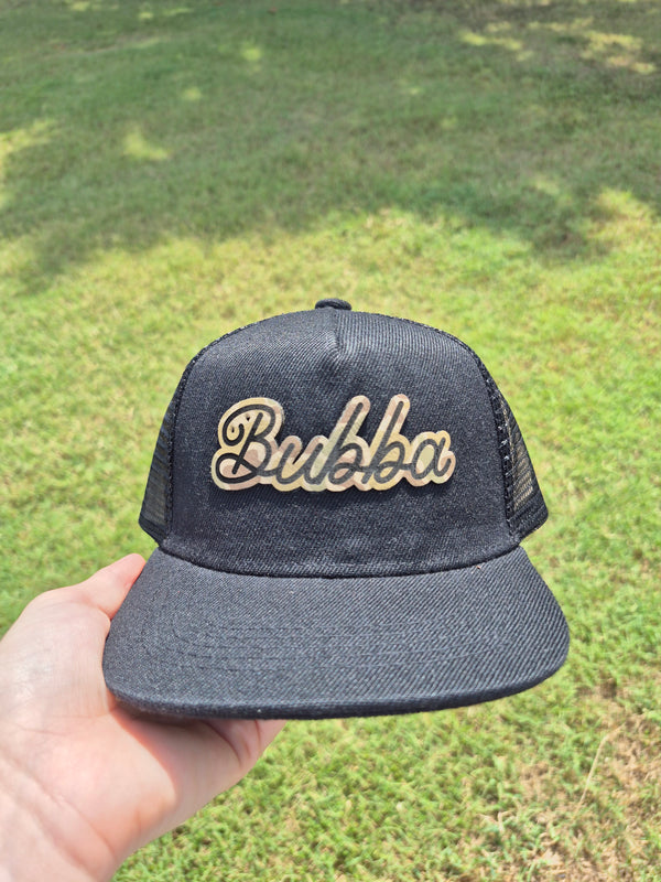 Camo Bubba Toddler Hat- Black & Green
