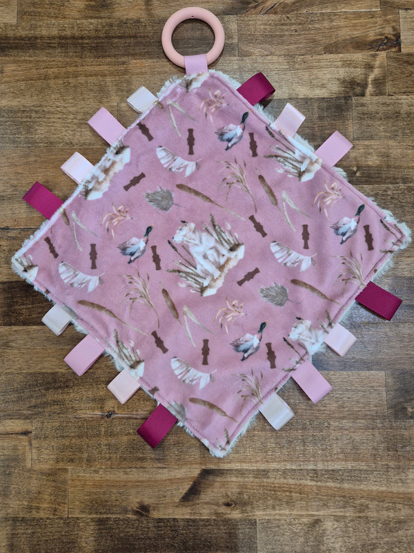 Duck Blind Snuggle Lovey- Pink