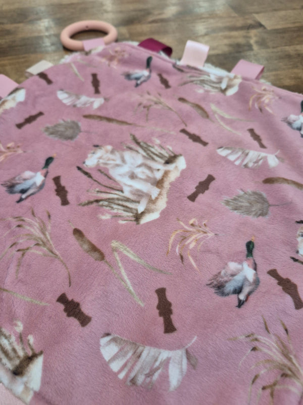 Duck Blind Snuggle Lovey- Pink