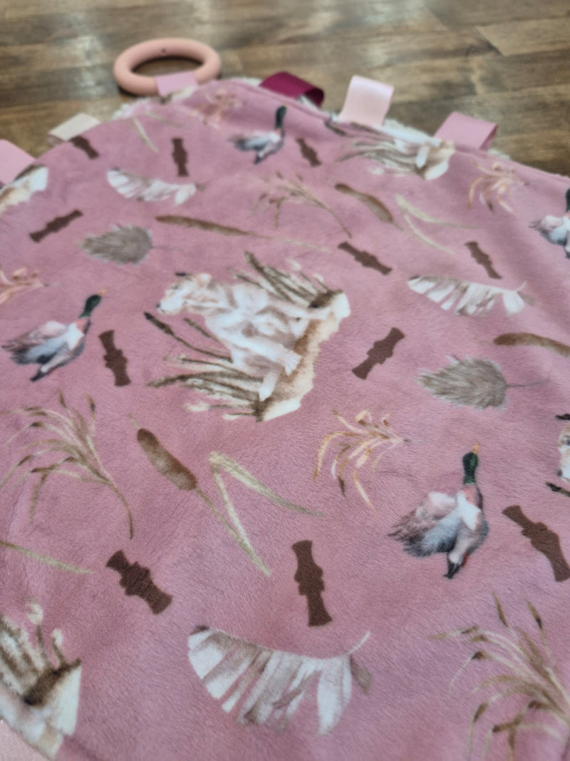 Duck Blind Snuggle Lovey- Pink