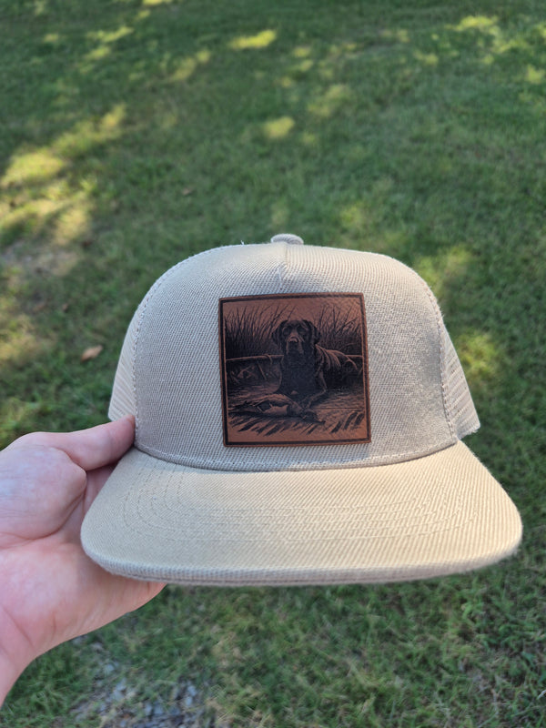 Youth & Toddler Retriever Patch Hat – Tan Trucker
