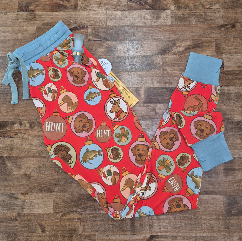 Christmas Adult Joggers- Bamboo