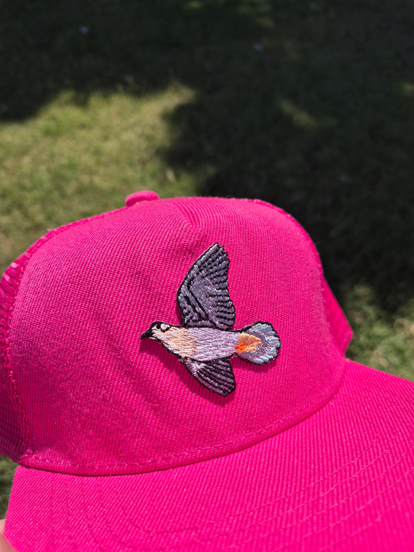 Youth & Toddler Dove Patch Hat – Hot Pink Trucker